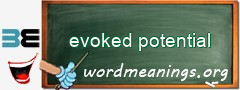 WordMeaning blackboard for evoked potential